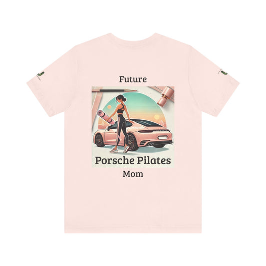 Porsche Pilates Mom -  Short Sleeve Jersey T-Shirt