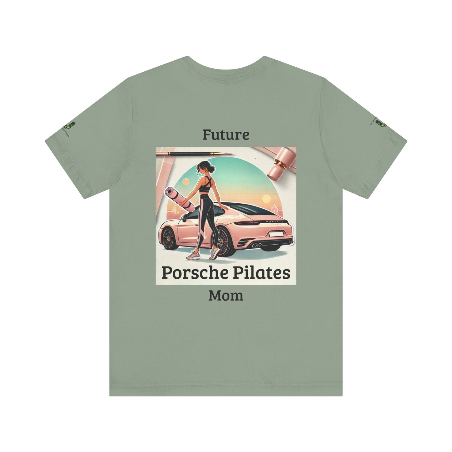 Porsche Pilates Mom -  Short Sleeve Jersey T-Shirt