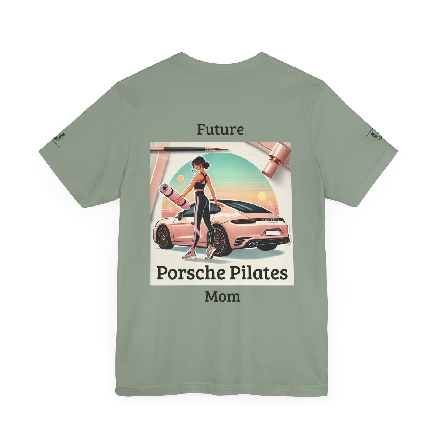 Porsche Pilates Mom -  Short Sleeve Jersey T-Shirt