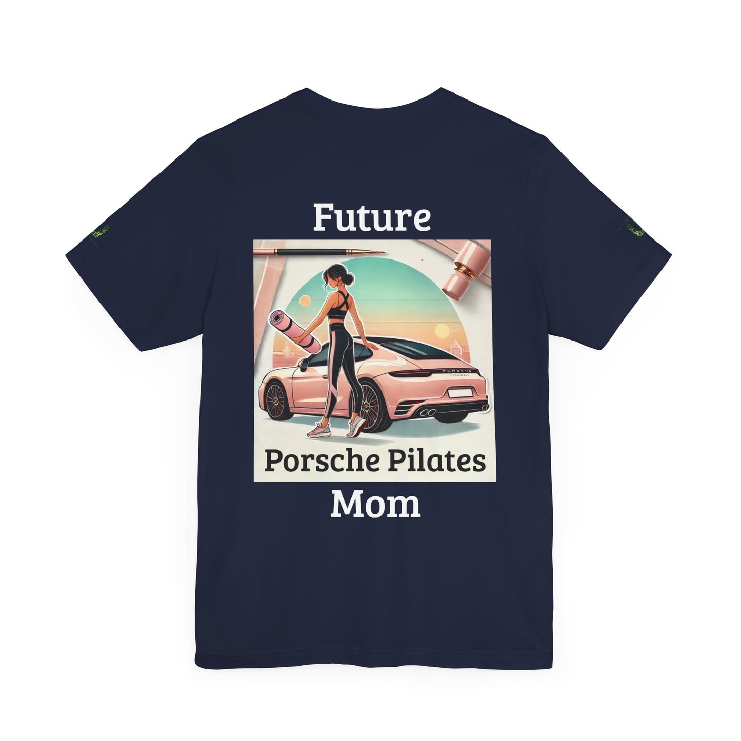 Porsche Pilates Mom -  Short Sleeve Jersey T-Shirt